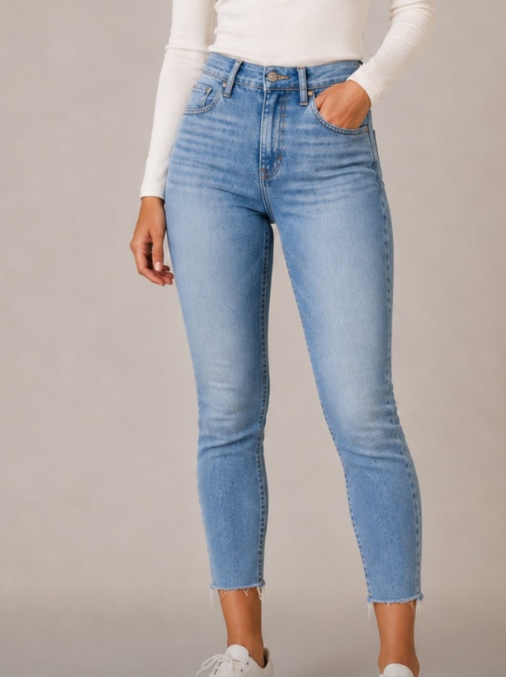 Polo by Ralph Lauren Light Blue Women’s Tompkins Skinny Crop Jeans Size 28